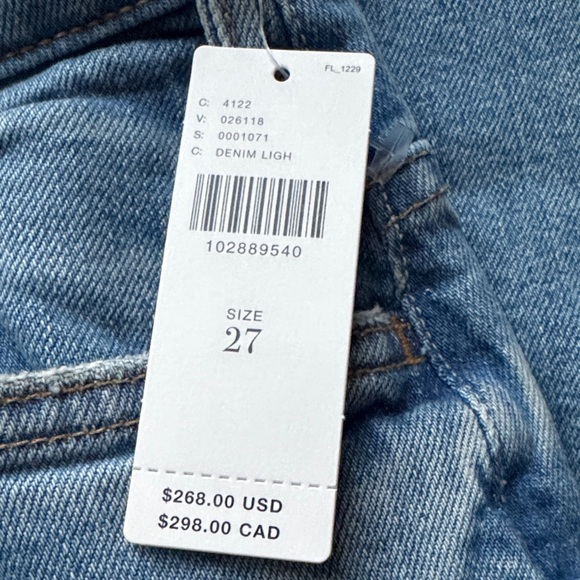 Anthropologie Mother Superior Blue Women's Jeans - Picture 4 of 14